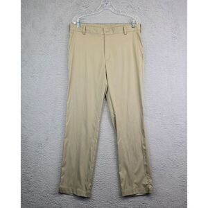 Nike Pants Mens 34x32 Flat Front Tech Golf Straight Quick Dry Sport‎ Athleisure